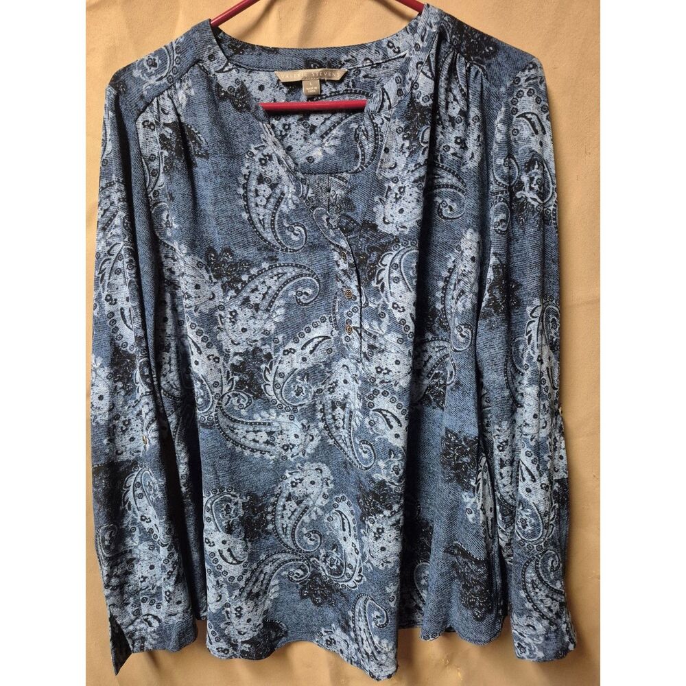 Valerie Stevens Large Blue top